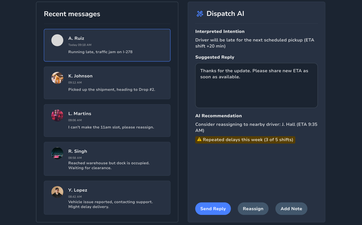 Dispatch AI Assistant